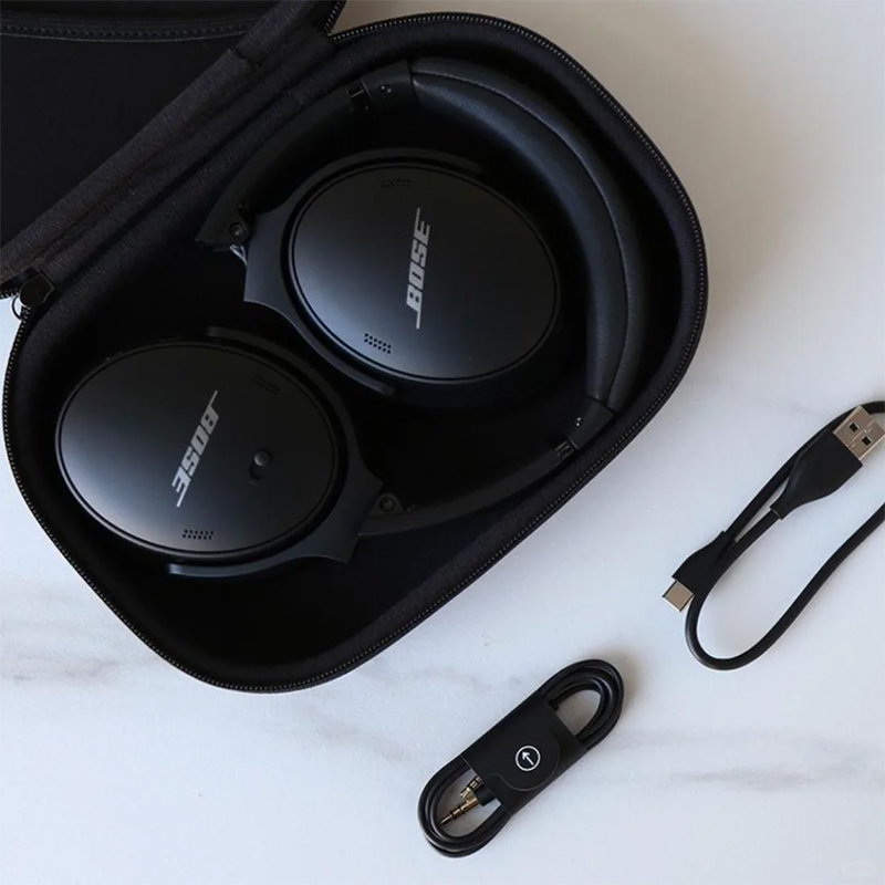 Bose Qc45 Second Generation Bluetooth Headset, Head-Mounted Noise Reduction and Sound Isolation, Special Wireless Noise Reduction Headset for Sleep