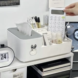 Настольные канцтовары, универсальная коробка для хранения, салфетки, милый держатель для ручек, косметическая помада
