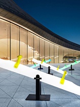 Fujian luminous seesaw square park activity props parent-child interactive play double childrens Internet celebrity seesaw