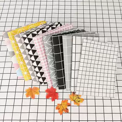 Cotton linen table cloth disposable Nordic ins transparent table mat coffee table mat fabric simple desk mat students