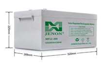 JENON ENERGY ACCUMULATION LEAD-ACID STORAGE MF12-200 FREE MAINTENANCE POWER PLANT 12V200AH SHIP POWER BATTERY