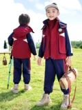 Демисезонная форма для школьников, куртка, детский комплект для детского сада подходит для мужчин и женщин, 3 предмета, осенняя