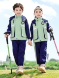 Демисезонная форма для школьников, куртка, детский комплект для детского сада подходит для мужчин и женщин, 3 предмета, осенняя