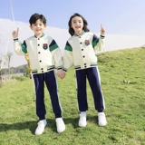 Хлопковая детская летняя одежда для детского сада, спортивная летняя форма для школьников, комплект, в британском стиле