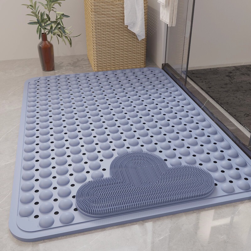 Bathroom Anti-Slip Mat, Massage Exfoliating Foot Mat, Bath Anti-Slip Mat, Bathroom Floor Mat, Shower Room Foot Mat