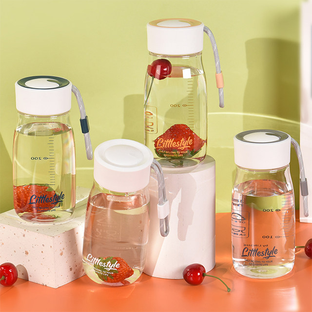 Japanese Imported Water Cup, Portable, Cute, Fresh, Plastic Cup, Summer Student-Friendly, High-Value Cup, Portable Water Cup