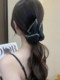 Hepburn Style Back Head Grabber Female 2025 New Shark Clip High-End Accessible Luxury Hair Bow Hairpin Headwear