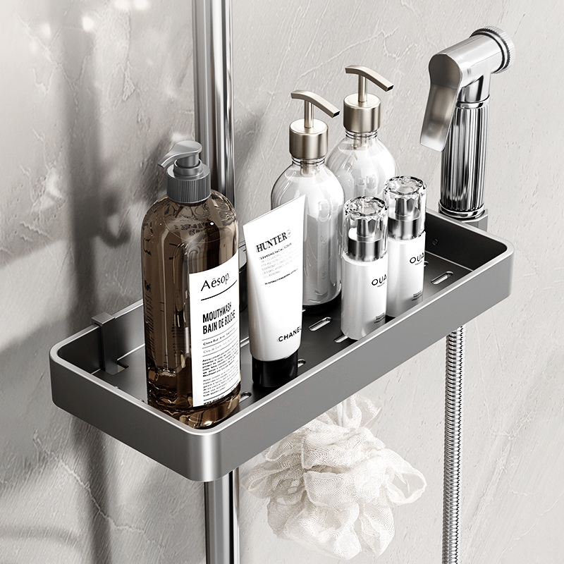 Japanese Imported Shower Rack, No-Drill Bathroom Shower Rod Holder, Shower Room Tray for Home Use Japanese Imported Shower Rack, No-Drill Bathroom Shower Rod Holder, Shower Room Tray for Home Use
