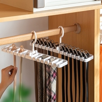 Japanese MUJIE belt storage rack belt organizer tie scarf hanger hook multi-grid scarf hanger