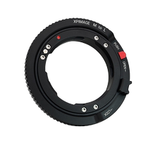 XPimage LM-L locking adapter ring Leica Voigtlander Zeiss VM ZM M-mount lens to Leica SL2 CL TL Panasonic L-mount S1 S5 S5K