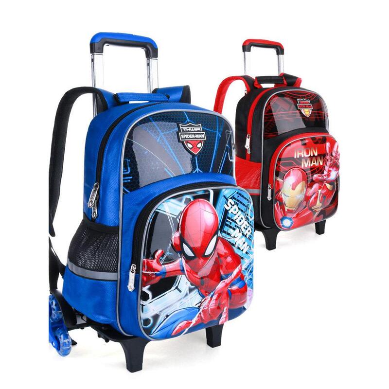 Disney Trolley School Bag for Boys Primary School Students in Grades 1 to 3 2026 New Dual-Purpose Stair-Climbing Waterproof Kidsren's Backpack Disney Trolley School Bag for Boys Primary School Students in Grades 1 to 3 2026 New Dual-Purpose Stair-Climbing Waterproof Kidsren's Backpack