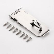 Honggong stainless steel thickened lock padlock hasp padlock door nose with mounting screws 4 inches can be customized