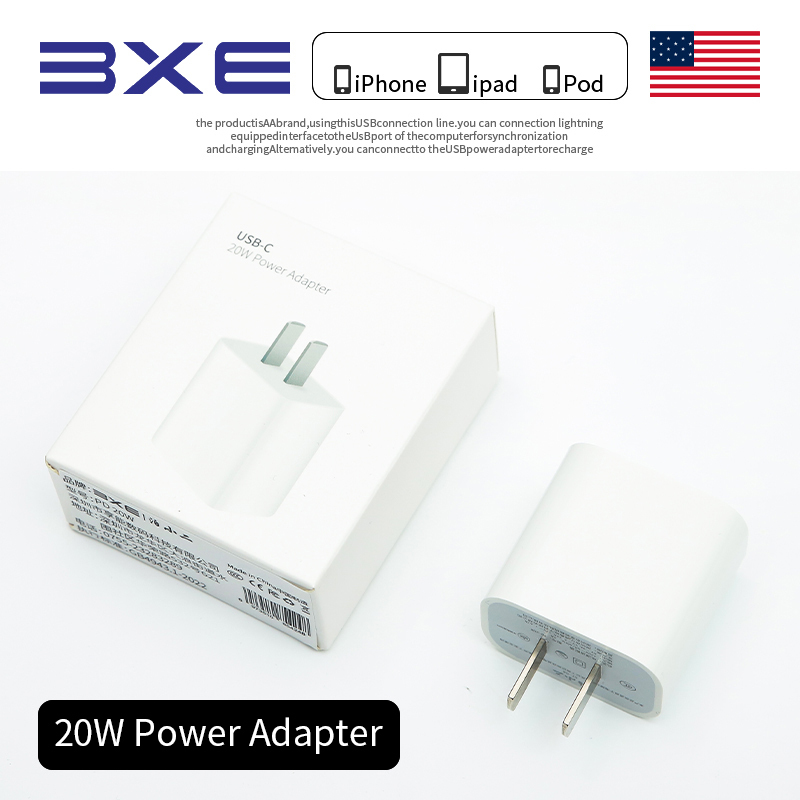 Bo Xiaoer Pd20W Fast Charging Charger Pd Fast Charging Head Type-C Port Charging Head Integrated Charging Set Suitable for Apple iPhone 8 /9/X/11/12/13/14Promax
