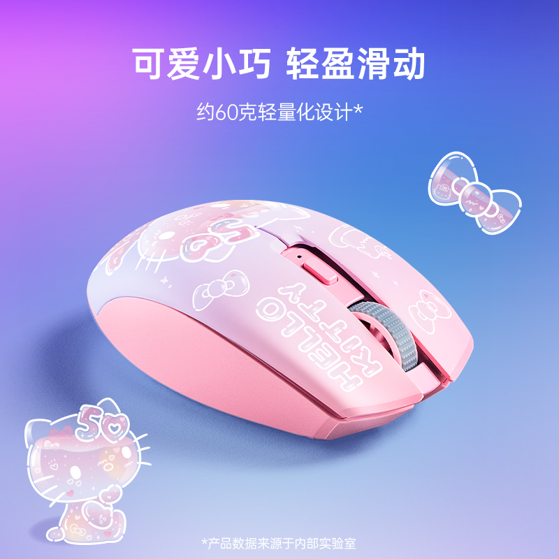 雷蛇毒蝰终极版赛博朋克2077限定款皮卡丘粉晶水银LPL版无线鼠标：科技与潮流的完美碰撞！