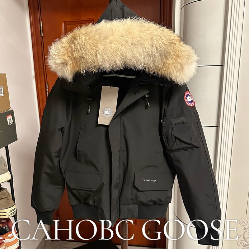 Big Goose Bomber Jacket down Jacket Men's 2026 Winter New Style Winter Outdoor Windproof Short Hooded Jacket Women's Big Goose Bomber Jacket down Jacket Men's 2026 Winter New Style Winter Outdoor Windproof Short Hooded Jacket Women's