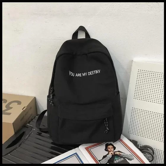 School Bag for Women, Korean Style, Harajuku Ulzzang, High School Student Backpack for Men, Versatile Backpack for Middle School Students and College Students