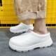 Chef Shoes for Men, Black, Autumn, Kitchen Work, Waterproof, Oil-Proof, Non-Slip, Wear-Resistant, Slip-On, Labor Protection Work Shoes