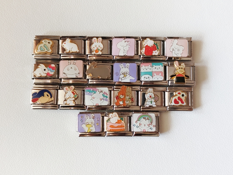 Rabbit Italian Charm Bracelet Module Bracelet Elastic Stitching Bracelet Couple Birthday Gift Bracelet Bracelet Rabbit Italian Charm Bracelet Module Bracelet Elastic Stitching Bracelet Couple Birthday Gift Bracelet Bracelet