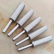 Woodworking electric rotary file wood file electric grinder handmade wood file medium tooth fine tooth coarse rubbing knife tea tray grinding head 6mm