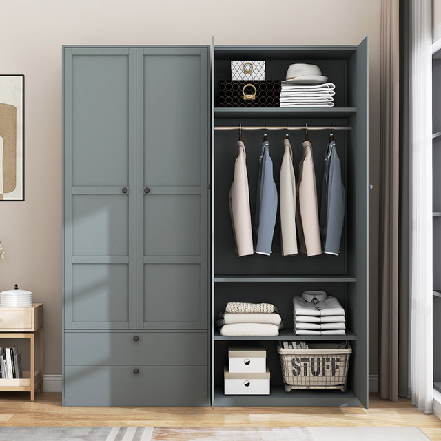 Rockefeller steel wardrobe ຫ້ອງນອນເຮືອນຫ້ອງແຖວຂະຫນາດນ້ອຍ drawer-type ຕູ້ເກັບຮັກສາ Nordic ທີ່ທັນສະໄຫມ minimalist ຕູ້ເກັບຮັກສາ
