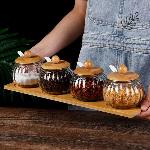 Приправа сберегательный танк стеклян