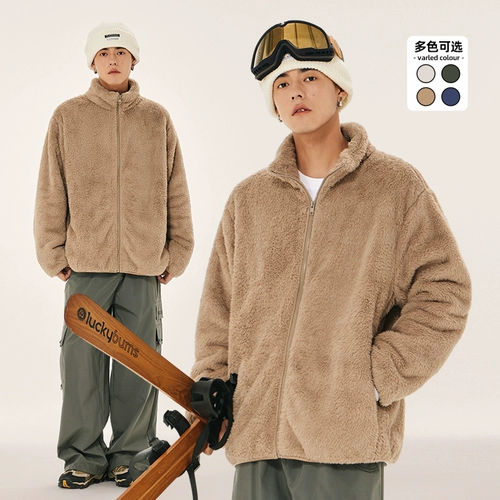 Warrior, утепленная мужская бархатная двусторонная коралловая удерживающая тепло куртка