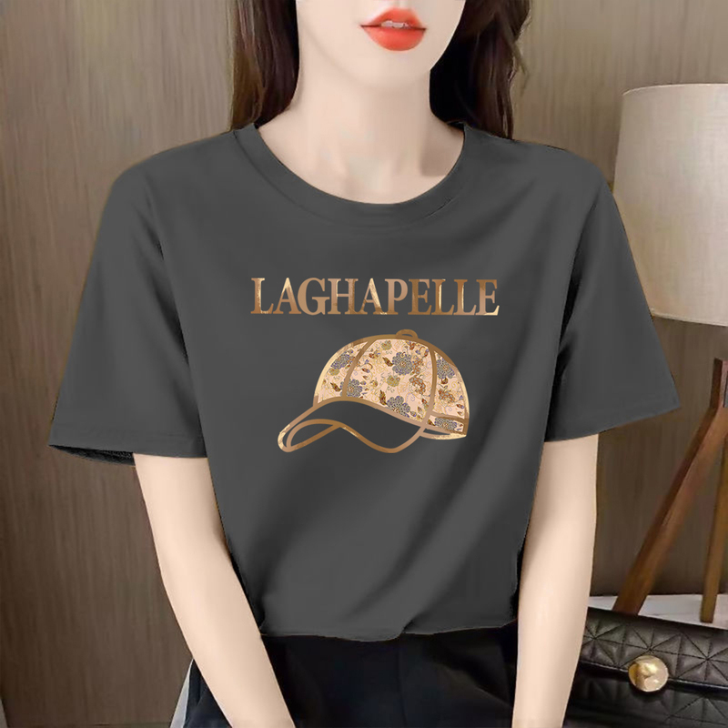 Gray Round-Neck Short-Sleeve Women's Summer T-Shirt, Flattering and Youthful, Guangzhou Baijiesha, Puning, Yiwu Half-Sleeve Top Tee Gray Round-Neck Short-Sleeve Women's Summer T-Shirt, Flattering and Youthful, Guangzhou Baijiesha, Puning, Yiwu Half-Sleeve Top Tee