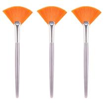 3pcs Mask Brushes Facial Brushes Fan Makeup Brushes Soft Por
