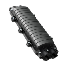 Maimai optical cable connection box 24 48 Core D type outdoor connection package 2 in 2 out horizontal fiber fusion bag outdoor waterproof two-in-two out protection melting fiber box joint package junction box telecommunication grade