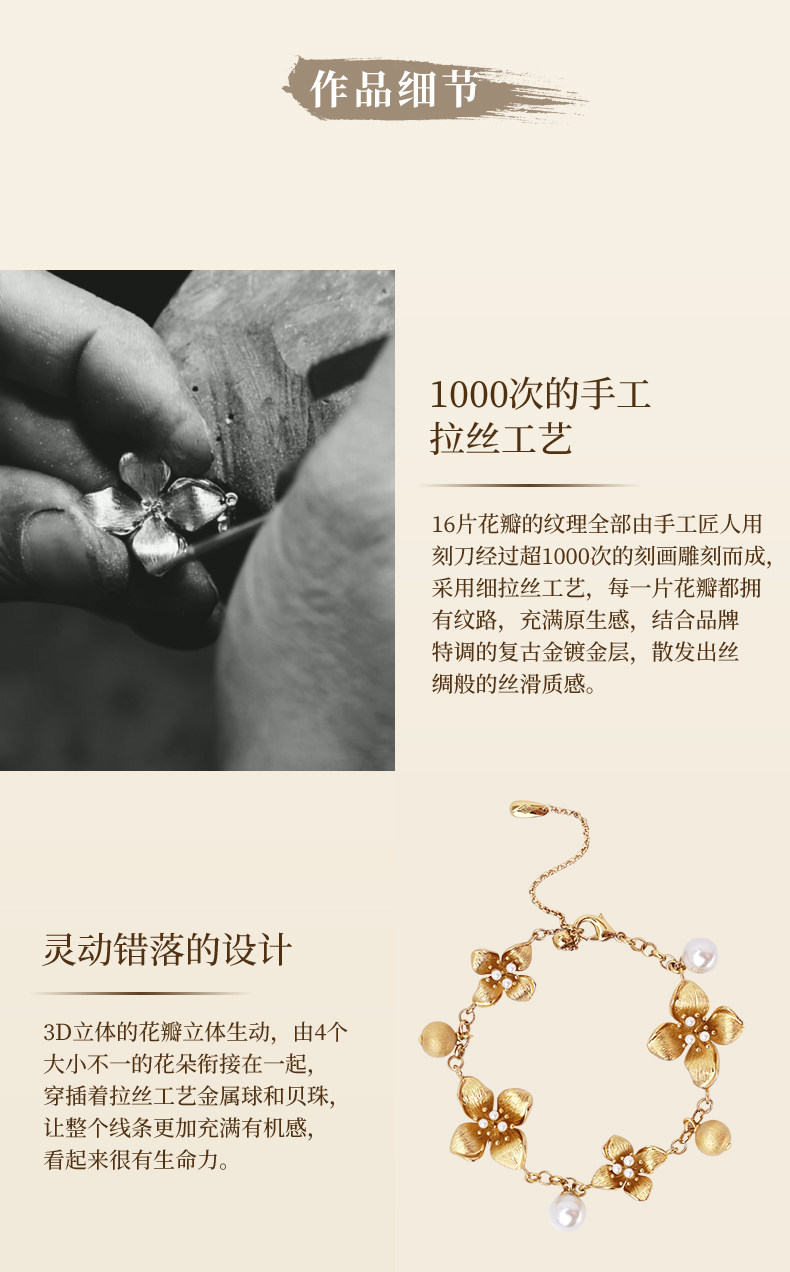 RC Retro Chic Gold Filigree Bracelet | Direct from China - Product image 7