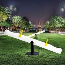 Childrens Double Outdoor Luminous Seesaw Internet Celebrity Outdoor Home Interactive Seesaw LED Solar Light Shaanxi