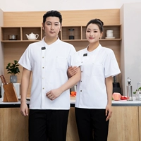 Белый короткий рукав [буквы двойной линии] Втухание плеча