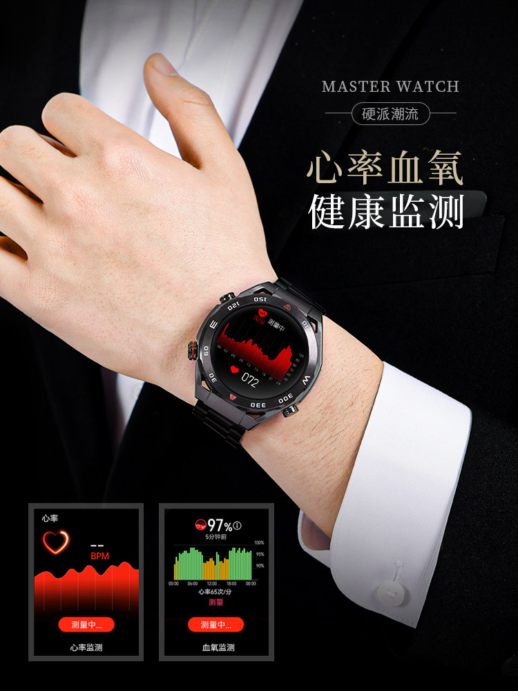 [5D Full Screen]Full Network Compatibility Smart Phone Watch with Card Slot, App Download, Multifunctional Sports Bracelet for Adults, Men, Mechanical Watch, Cellular Top Version, Full Network Watch