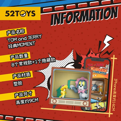 Официальная аутентичная подлинная Том и Джерри Кэт и Mouse Classic Moment Series Figurine фигурки