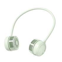 Silent high storage new USB heating and cooling battery life student hanging neck charging summer 2024 electric fan portable fan