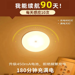 Intelligent Human Body Sensor Night Light for Home Use, Bedroom Sleep Light, Magnetic Charging Dormitory Study Energy-Saving Light