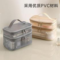 TAO2 handbag cosmetic bag new portable transparent travel toiletry bag large capacity cosmetic partition mesh collection