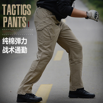Archon Spring and Autumn Thunder II IX9 Tactical Pants Mens Outdoor Military Fan Pure Cotton 511 Workwear Training Multi-Pocket Pants