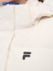 Fila Fusion Fila Fashion Down Vest 여성 2024 새로운 겨울 캐주얼 기본 따뜻한 후드 재킷