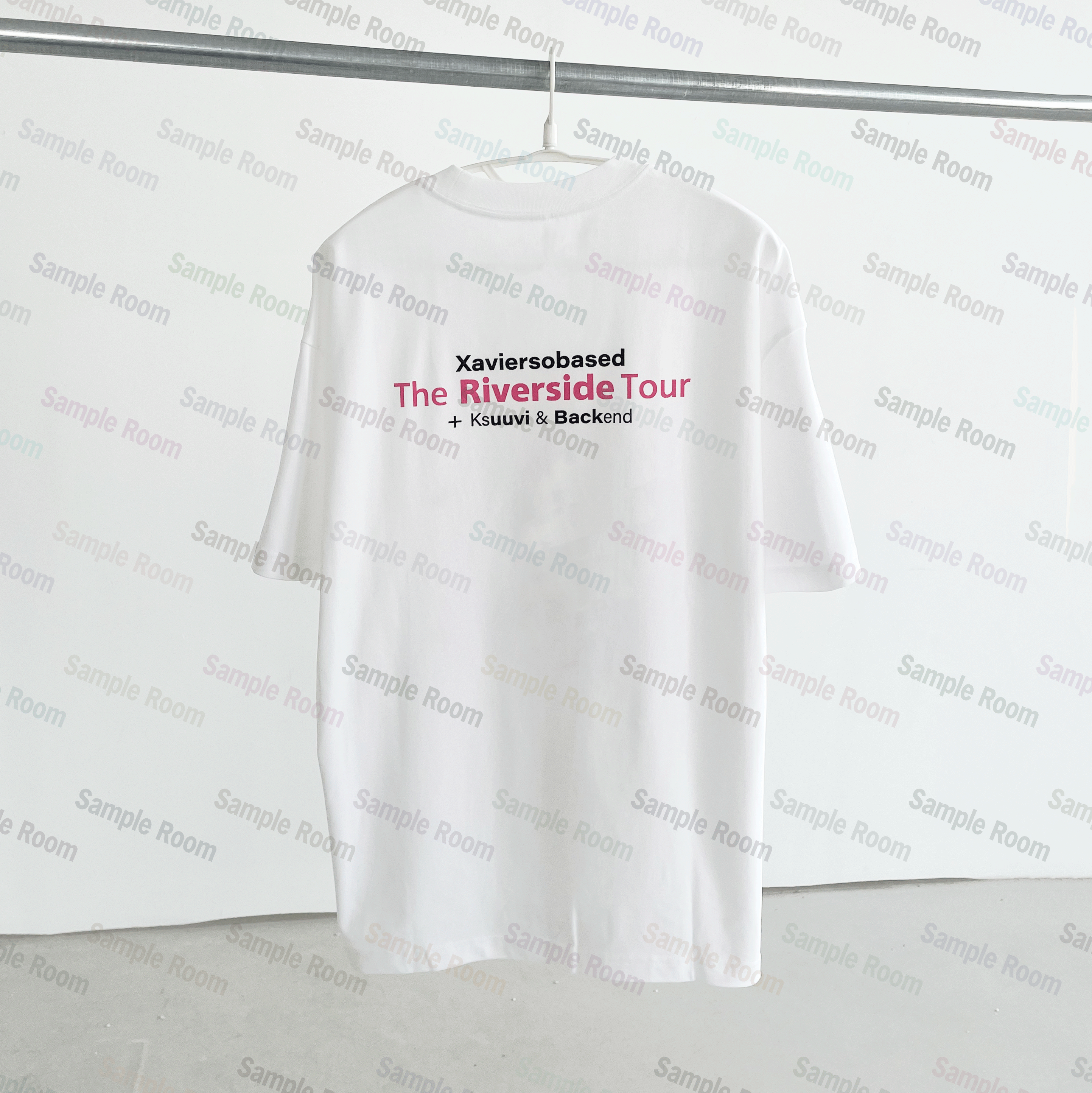 Xaviersobased 2.0 Riverside Tour Merch свободный стиль аниме круглый вырез с принтом