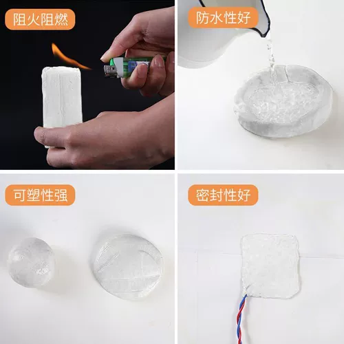 Уплотнение резиновой грязи, кондиционированная воздушная кондиционирование отверстия отверстия Огна Блокирующая Блокировка стена Блокирующая стена наполнение и заполнение трубопровода белого заблокированного цемента