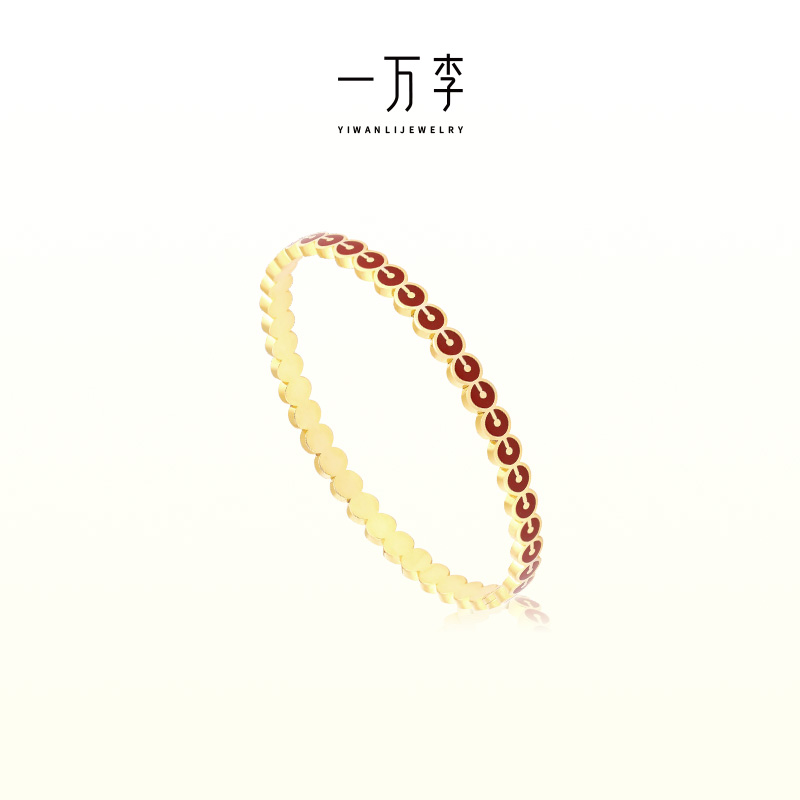 ten thousand Li Upper sign Enamel Bracelet Female small crowdgiving birthday New Year's gift Gift Delicate Bracelet Handmade Superior-Taobao