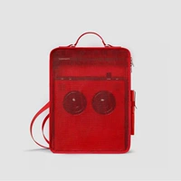 OB-4 матовый черный + красная ручная кладь