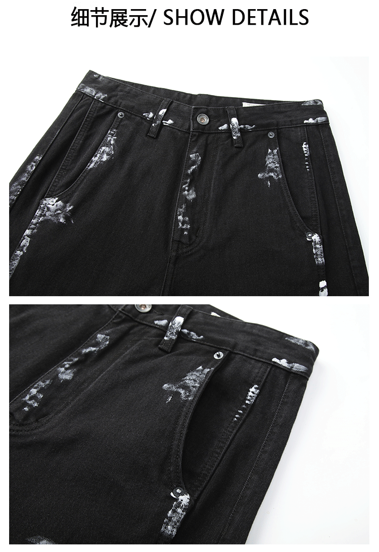 Джинсовая рубашка glax hop官方品牌推荐 | 日系复古 | 男女款高街潮小众宽松牛仔裤