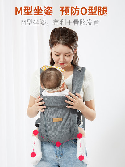 Переноска для младенцев, фронтальная, для детей, освобождает руки, специально для переноски младенцев, двойного назначения (перед и сзади).