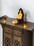 Сплошное древесина для домохозяйств для благовоний, современного простого буддийского стола для стола для Шентай Фозу Гонггуан Гонгконг Бога Бога дедушка, чтобы поклоняться платформе