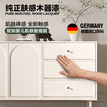 Wooden door renovation old color change bedroom door water-based frame furniture paint wood paint self-brushing color change spray painting renovation paint