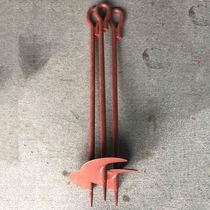 Electric manual ground anchor drill fastening ground anchor drill spiral ground anchor drill rotating ground anchor drill 2T3T5 tons 1 2 meters 2T*1