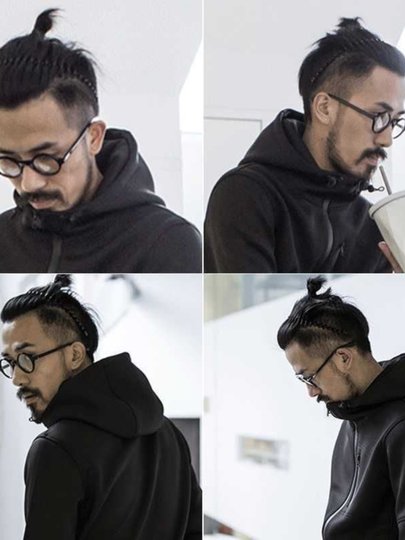 2023 men's styling hairpin hoop men's invisible short hair hairband face wash sports men's long hair men's invisible hair