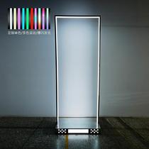 Luminous stainless steel door frame point stage mobile GOGO point dance stick luminous beauty DS jump stage point dance road direct sales